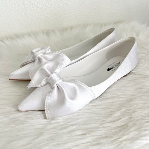 Free People x Jeffrey Campbell Bella Bow Flats Size 8.5 - Picture 2 of 10